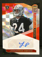 2019 Panini Donruss Elite Rookie Autographs Johnathan Abram RC Auto #RA-JA 98/99