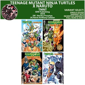 Teenage Mutant Ninja Turtles x Naruto (2024) #1 2 3 4 IDW COVER SELECT - Picture 1 of 21