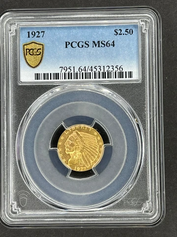1927 2 1/2 Dollar Gold Indian Cover