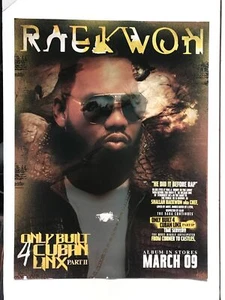 🔥RAEKWON OB4CL pt. 2 Album  Promo Poster Flat 18x24 Double Sided - Picture 1 of 8