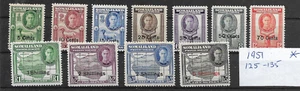 BRITISH SOMALILAND @ 1951 Protectorate GVI SG 125/135 NICE PRICED @ GB1591 - Picture 1 of 1