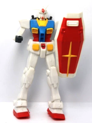 Figura de goma vintage de 1980 MOBILE SUIT GUNDAM RX-78-2 RX78 CON ARMA - 5" RARA Foto 1 de 4