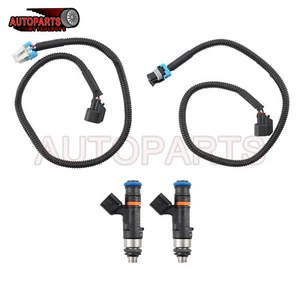 For Polaris RZR Ranger Crew XP 800 2011-14 Fuel Injectors & Harness Pair 1204318 - Picture 1 of 15