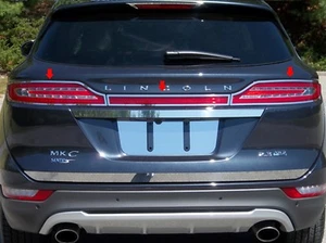 (FOR) 2015-2018 LINCOLN MKC 3 Piece Stainless Steel Tail Light Ring Accent Trim - Picture 1 of 1