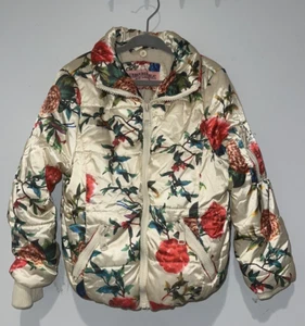 Urban Republic Puffer Coat Girls Floral 5/6 Years - Picture 1 of 5
