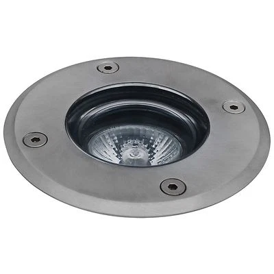 Erdeinbaustrahler befahrbar IP68 Edelstahl rund max. 35W  TS ELECTRONIC - Bild 1 von 3