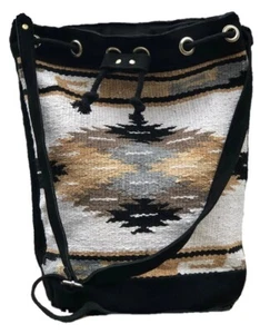 Taos Bucket Bag - adjustable strap & draw string - 12" x 14 x 6" - FREE SHIPPING - Picture 1 of 2