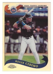2002 Topps Traded Chrome Refractor #011 Roger Cedeno New York Mets BV$2.50 - Picture 1 of 1