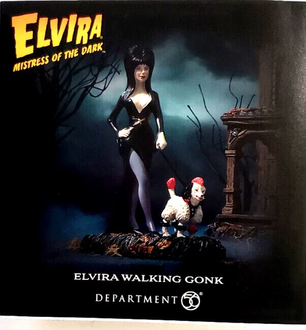Elvira Walking Gonk Statue Cover