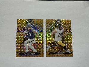 2 Card 2024 Mosaic Reactive Yellow Pat Freiermuth  & TJ Hockenson - Picture 1 of 1