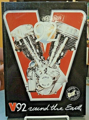 V92 Round The Earth Hardcover Multiple Language Ed Motorcycle History Bruere - Image 1 of 4