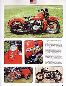 1948 Harley Davidson WL Motorcycle Article - Must See !! + Servi Car Foto 1 de 1