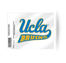 UCLA Bruins Wordmark Logo Static Cling Sticker NEW Window or Car NCAA 3x4 Inches