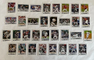 Miami Marlins 2022 Topps Series 1, 2 & Update Base Team Set *33 cards* Alcantara - Picture 1 of 1