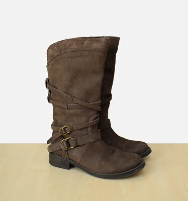 coole Schu(h)tzengel Stiefel Gr. 36 mit Zierriemen - Bild 1 von 4