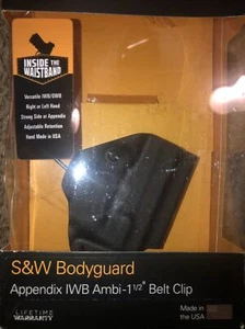 Mission First Tactical SW Bodyguard Appendix IWB ambi 1 1/2” Belt Clip Holster - Picture 1 of 9