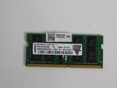 Kingston 8GB 2Rx8 PC4-2133P Laptop RAM Memory ACR21D4S15HAG/8G "TESTED" - Image 1 of 2