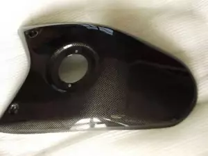 SE01 CARBON FIBER TANK COVER DUCATI HYPERMOTARD 796 1100 CARBON - Picture 1 of 3