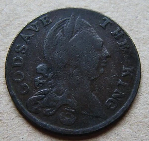 Evasion halfpenny Atkins 316, 'GOD SAVE THE KING/NORTH WALES' - Picture 1 of 2