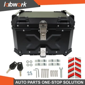 Labwork 55L Motorcycle Trunk Tour Tail Box Luggage Storage Top Case For Scooter - Picture 1 of 21
