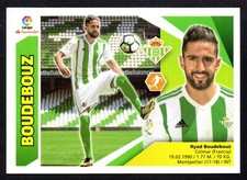 BOUDEBOUZ COLOCA #9 BIS REAL BETIS 2017-18 STICKER PANINI LA LIGA ESTE SANTANDER