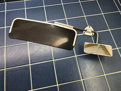 Vintage VW BUG SPLIT WINDOW SUN VISOR MIRROR Volkswagen German Original 1949-‘52 - Image 1 of 4