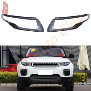 Pair Side Clear Headlight Lens Shell u Fit For Range Rover Evoque 2012-2018 - Imagen 1 de 10