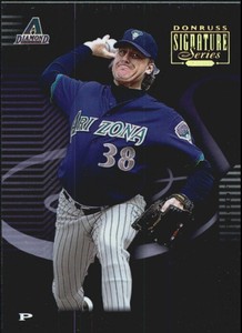 2001 Donruss Signature Proofs Diamondbacks Baseball Card #20 Curt Schilling /175