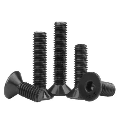 Tornillos Allen M3.5 Negro 10.9 Grado Aleación Acero Hexagonal Tornillo Avellanado Perno Foto 1 de 2