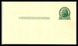US Postal Card - UX27 1c Thomas Jefferson, Green, Unused U6