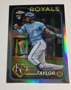 2024 Topps Chrome SAMAD TAYLOR Refractor Rookie Card RC #243 Kansas City Royals - Picture 1 of 2