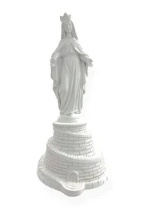Our Lady of Lebanon Virgin Mary White 12" Statue Imagen de Senora de Libano New - Picture 1 of 1