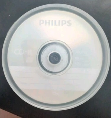 Philips CD-R 10 Pack 700MB 80-Minute 52x Speed Sealed New - Image 1 of 3