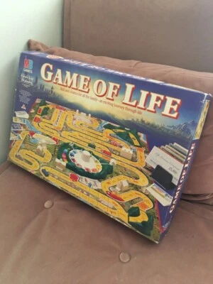 GAME OF LIFE BY MB GAMES GREAT CLASSIC Vintage FAMILY BOARD GAME 1991 Rare - Image 1 of 2