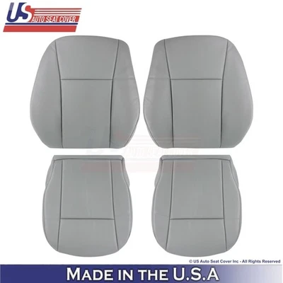2010-2013 Fits Ford Transit Leatherette Front Replacement Seat Covers Gray - Image 1 of 4