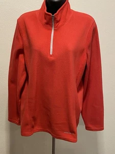 Pullover Eddie Bauer para mujer talla L manga larga 1/4 cremallera - Imagen 1 de 9