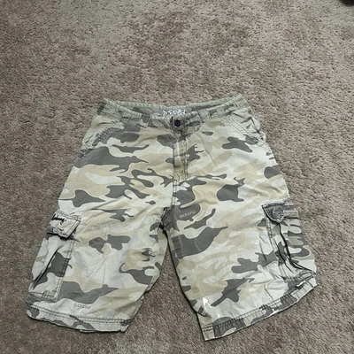 Винтажные мужские шорты-карго Billabong 32 камуфляж мешковатые гранж конькобежцы Y2K - Изображение 1 из 4