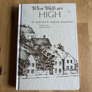 When Walls are High Elizabeth Verner Hamilton SIGNED 1973 Charleston SC, 1st Prt - Imagen 1 de 7