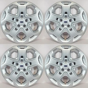 2010-2012 Ford Fusion SE 17" Replacement Hubcaps Wheel Covers 457-17S + LOGO SET - Picture 1 of 8