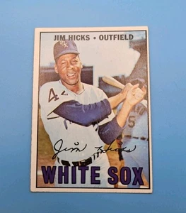 Tarjeta de béisbol 1967 Topps Jim Hicks RC Chicago White Sox #532 - Imagen 1 de 6