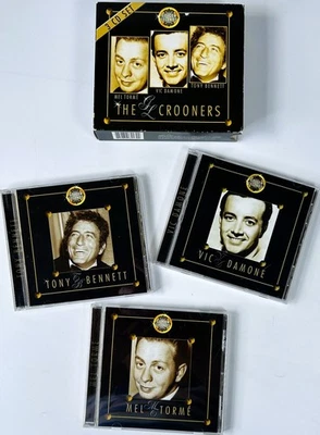 The Crooners 3 CD SET 1999 Mel Torme' Vic Damone Tony Bennett Golden Legends - Image 1 of 4