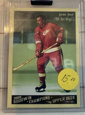 2009 Upper Deck Goodwin Champions Preview #GCP-5 Gordie Howe Red Wings HOF- NRMT - Image 1 of 2