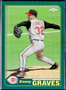 2001 TOPPS CHROME RETROFRACTOR PARALLEL #175 DANNY GRAVES REDS REFRACTOR SP - Picture 1 of 2