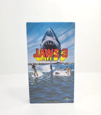 Jaws 3 VHS Video 1983 Horror Classic Universal 80044 Watermark NEW & SEALED - Image 1 of 3