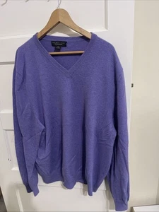 Maglione Bloomingdale’s Uomo Store Cashmere Scollo a V XXL - Foto 1 di 3