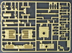 Academy 1/35th Scale Tiger I Mid-Production - Parts Tree P from Kit No. 13287 - Picture 1 of 1