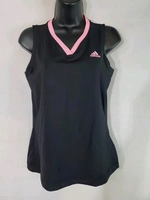 Camiseta sin mangas Adidas para mujer talla pequeña Climalite atlética para correr sin mangas  Foto 1 de 4