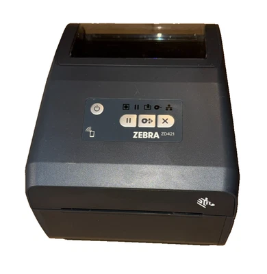 Zebra ZD421 Label Printer 4" Direct Thermal 203dpi USB Ethernet - Image 1 of 4