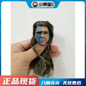 1/6 Soldier Movie Braveheart William Wallace Mel Gibson Head Sculpture - Picture 1 of 5
