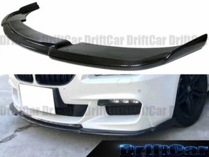 PARAGOLPES F06 F12 F13 SERIE 6 M-SPORT FIBRA DE CARBONO TIPO H DELANTERO AIR LIP - Imagen 1 de 4